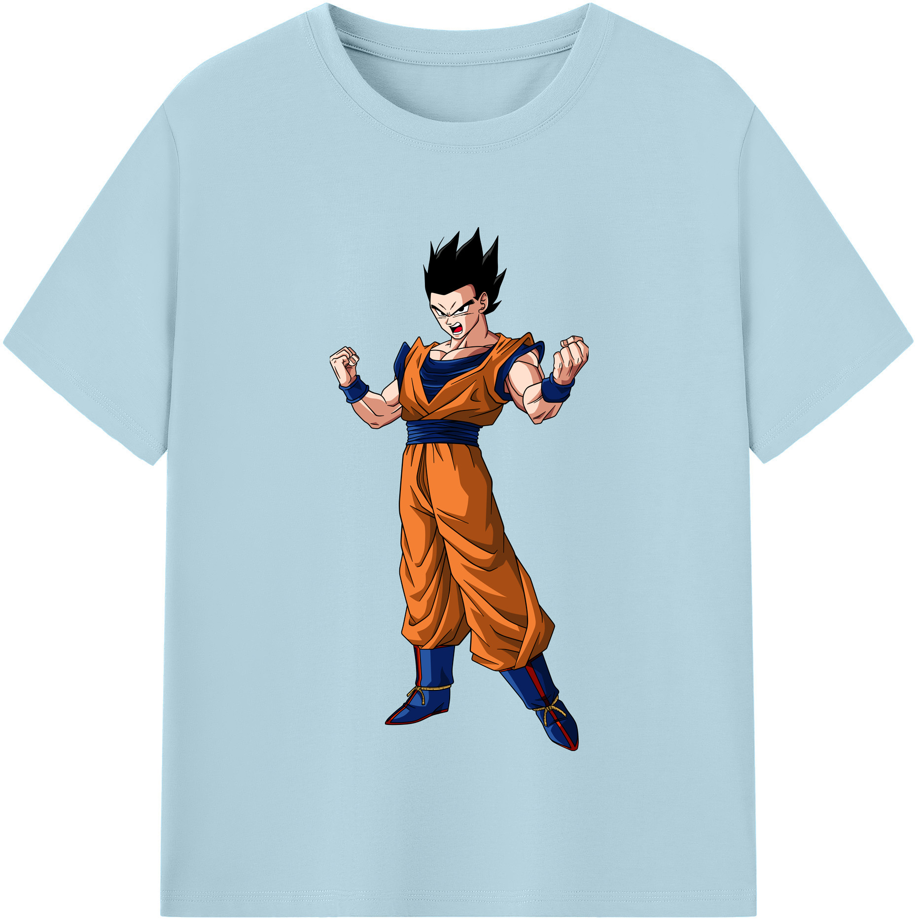 （画像用） ドラゴンボール 孫 悟飯（そんごはん）DRAGON BALL Son Gohan 綿100％半袖Tシャツ（フロントプリント）